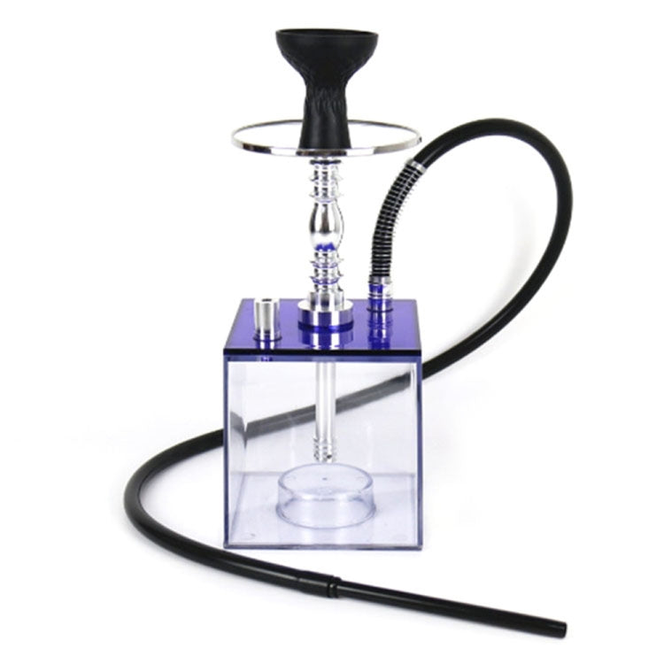 Square Acrylic Hookah Set(Blue) - Cigarette Box & Ashtrays by buy2fix | Online Shopping UK | buy2fix