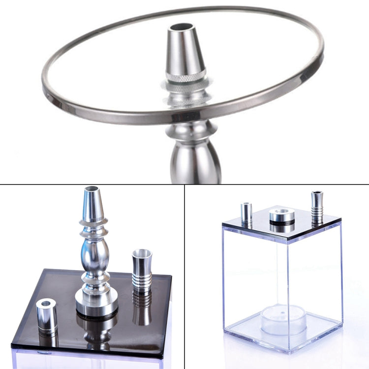 Square Acrylic Hookah Set(Blue) - Cigarette Box & Ashtrays by buy2fix | Online Shopping UK | buy2fix