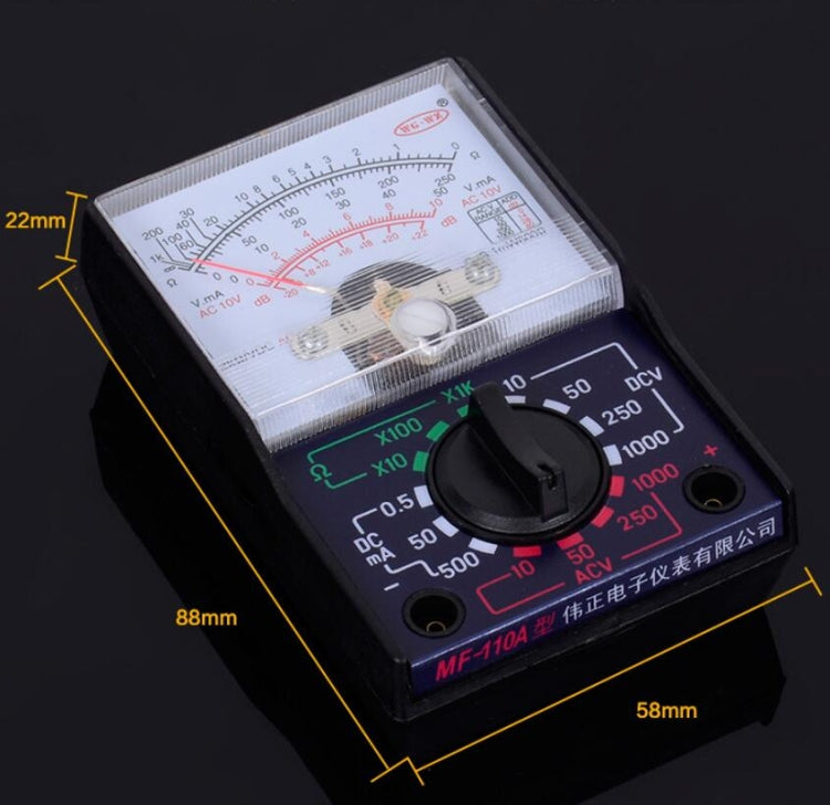 MF-110A Handheld Digital Multimeter Pointer Multimeter - Digital Multimeter by buy2fix | Online Shopping UK | buy2fix
