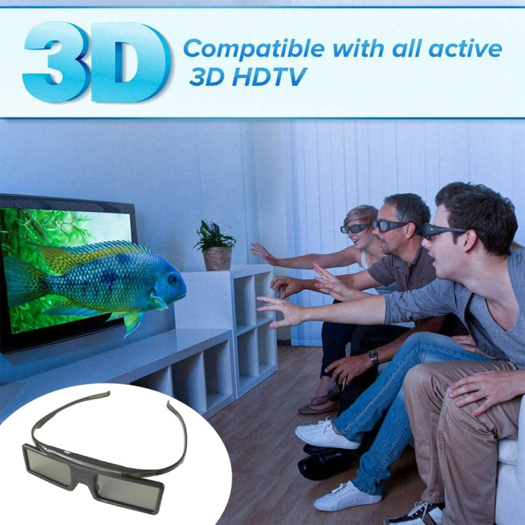 Bluetooth Active Shutter 3D Glasses Universal for Samsung Sony and Epson 5200 Projector - VR Headset by buy2fix | Online Shopping UK | buy2fix