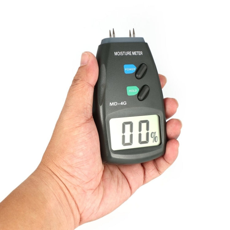MD-4G 4 Pins Wood Moisture Meter Digital LCD Soil Grain Moisture Meters - PH & Moisture Meter by MD-4G | Online Shopping UK | buy2fix