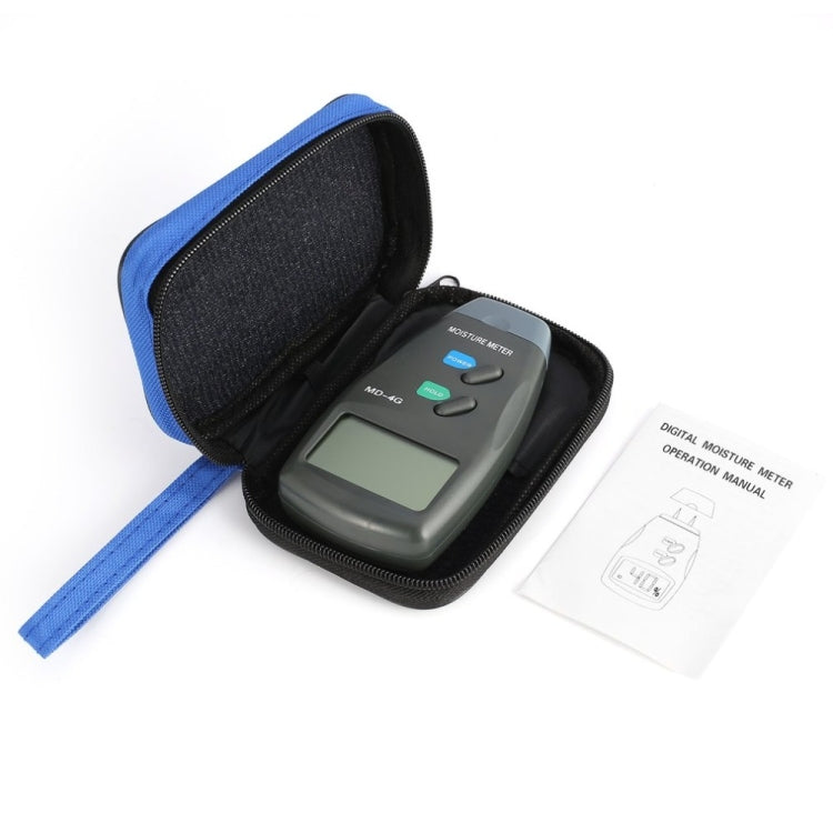 MD-4G 4 Pins Wood Moisture Meter Digital LCD Soil Grain Moisture Meters - PH & Moisture Meter by MD-4G | Online Shopping UK | buy2fix