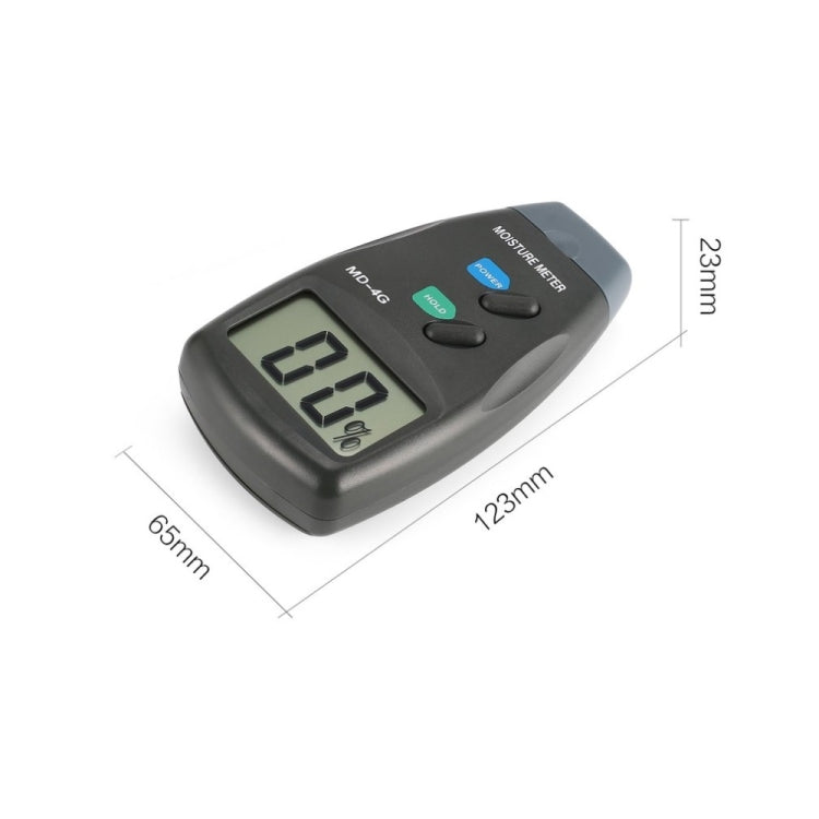 MD-4G 4 Pins Wood Moisture Meter Digital LCD Soil Grain Moisture Meters - PH & Moisture Meter by MD-4G | Online Shopping UK | buy2fix