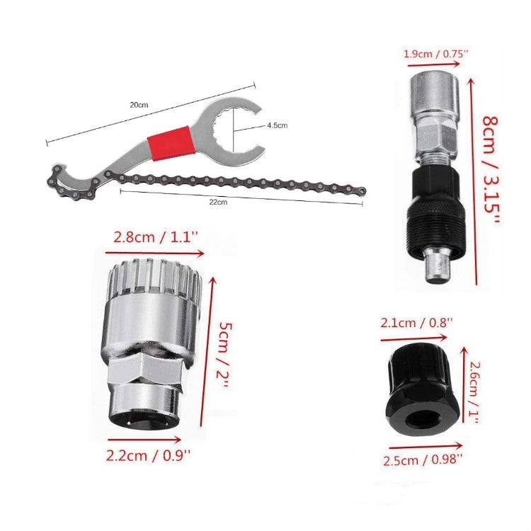 Bicycle Mountain Bike Repair Tool Set Multifunctional Repair Wrench - Maintenance tools by buy2fix | Online Shopping UK | buy2fix