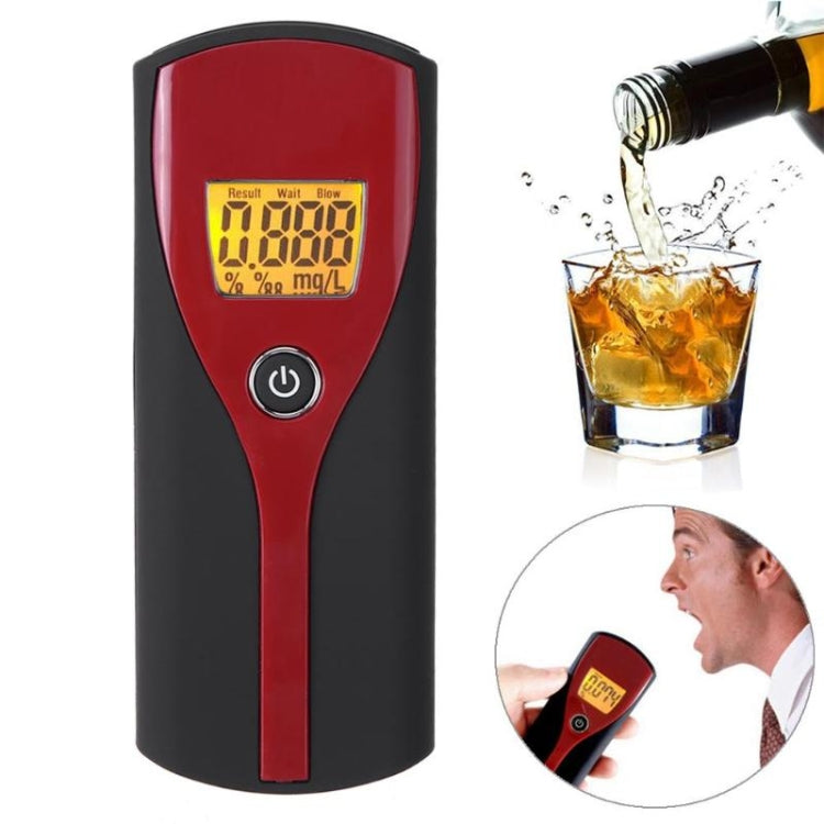 W637 Digital Breath Alcohol Tester Easy Use Breathalyzer Alcohol Meter Analyzer Detector with LCD Display - Digital Refractometer by buy2fix | Online Shopping UK | buy2fix