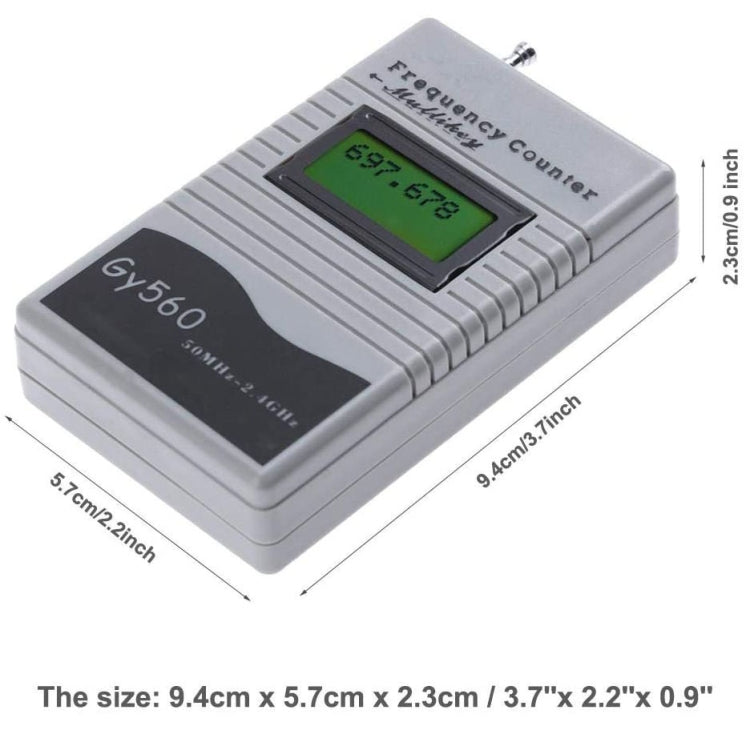 GY560  Portable Handheld Frequency Meter Walkie-talkie Frequency Measurement Tool - Other Tester Tool by buy2fix | Online Shopping UK | buy2fix