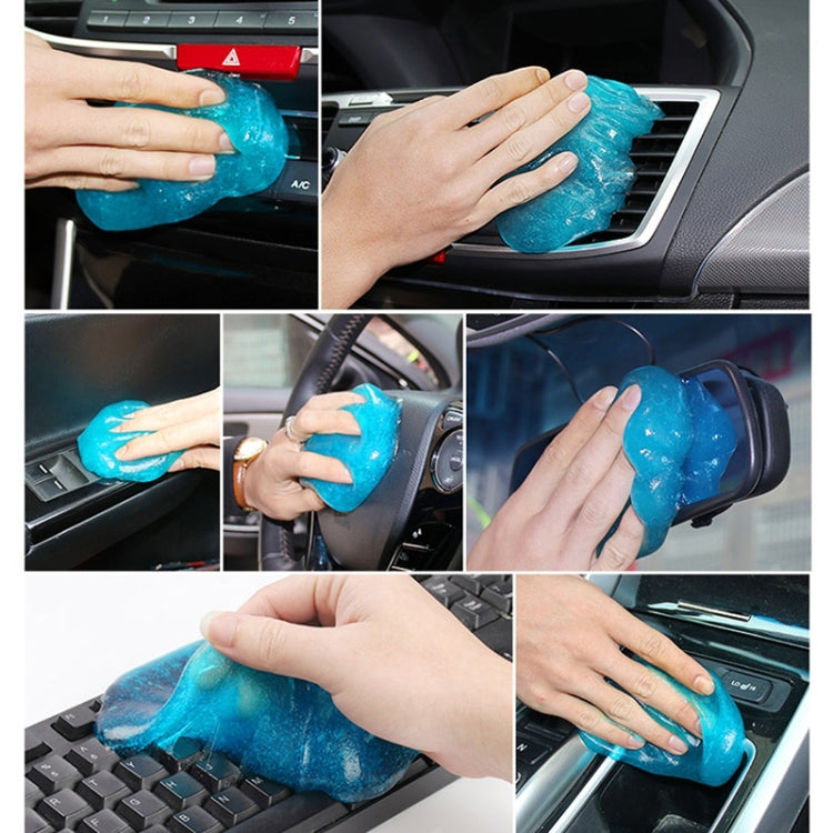 Car Clean Glue Gel Sticker (Sky Blue) by buy2fix