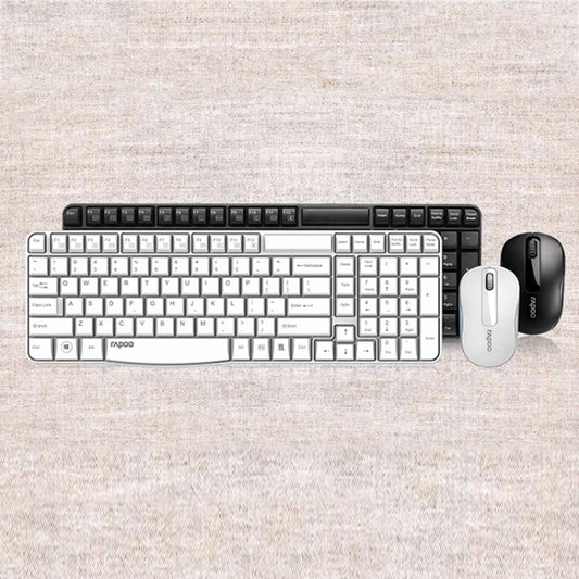 Rapoo X1800S 2.4GHz Wireless Keyboard and Mouse Set(White) by Rapoo