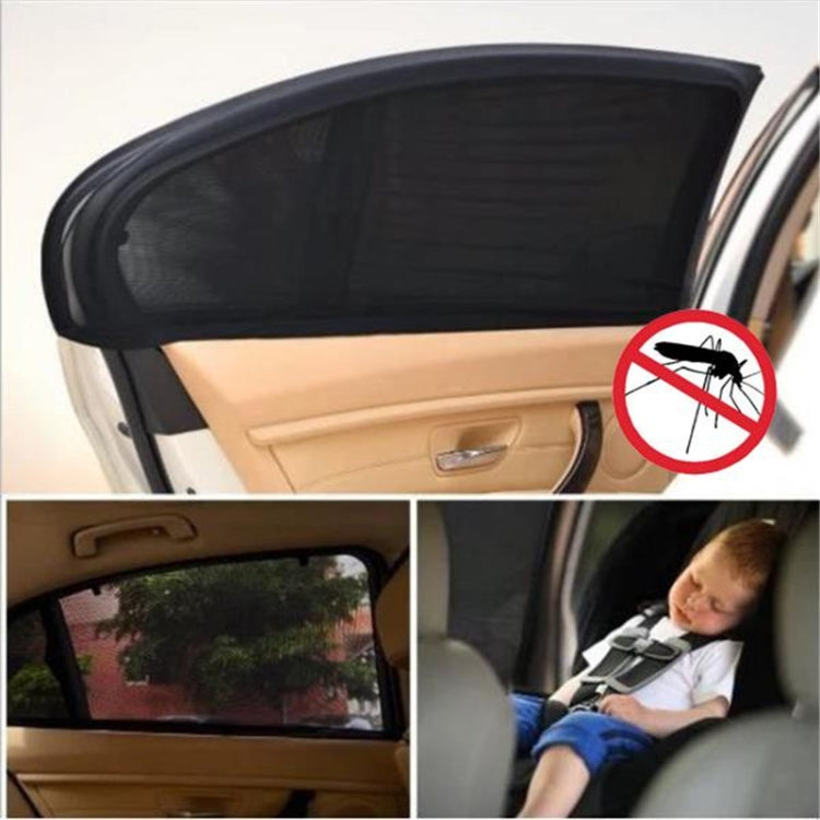 Auto Car Vehicle Window Mesh Shield Sunshade Visor Net UV Protection Anti Mosquito Window Covers, Size:Front window75x50cm by buy2fix