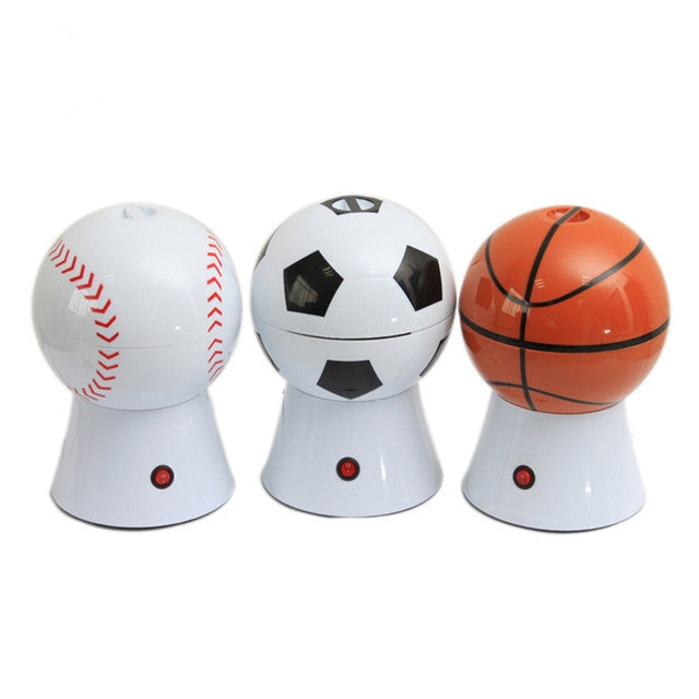 Creative Soccer Ball Electric Household Hot Air Popcorn Maker U.S. regulations by buy2fix