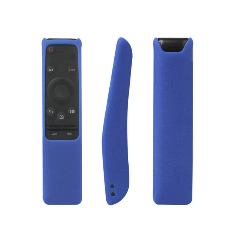 Universal Waterproof Anti-drop Silicone Remote Controller Protective Cover Case for Samsung Smart TV(Blue) - Remote Control Covers by buy2fix | Online Shopping UK | buy2fix