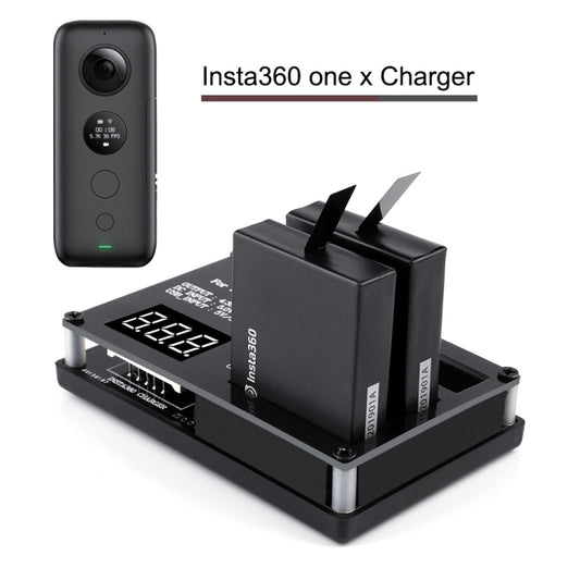 Micro USB Triple Battery Charger for Insta360 ONE X Panoramic Camera(Eu Plug) - Others by buy2fix | Online Shopping UK | buy2fix