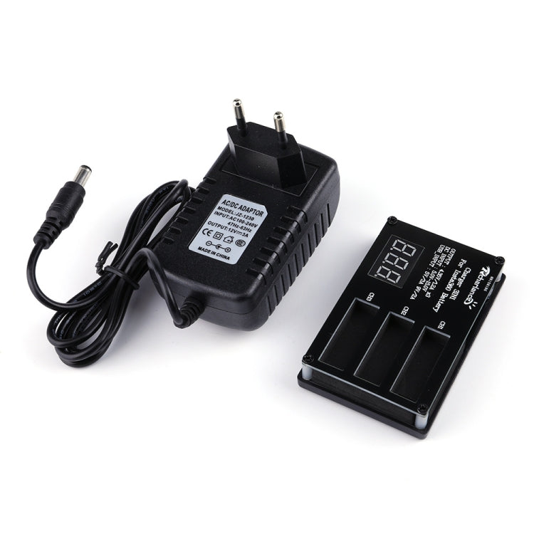 Micro USB Triple Battery Charger for Insta360 ONE X Panoramic Camera(Eu Plug) - Others by buy2fix | Online Shopping UK | buy2fix