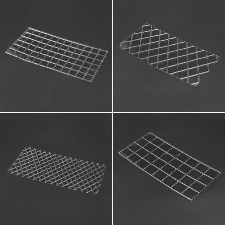 2 Sets DIY Cake Mold Wexture Fondant Printing Mold(Plaid pattern 57051) - Food Molds by buy2fix | Online Shopping UK | buy2fix