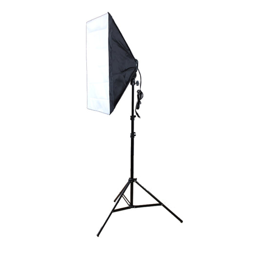 Photo Studio Softbox Kit (Four Socket Lamp Holder + 50 X 70cm Flash Lighting Softbox +2m Light Stand), EU Plug - by buy2fix | Online Shopping UK | buy2fix