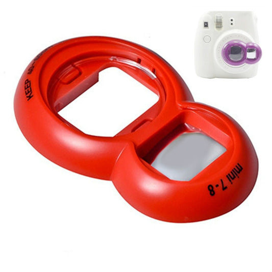 2PCS Selfie Mirror for Polaroid Mini7s / Mini8(Red) by buy2fix