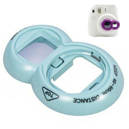 2PCS Selfie Mirror for Polaroid Mini7s / Mini8(Blue) by buy2fix