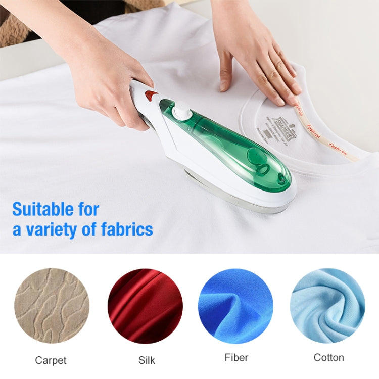 Handheld Garment Steamer Brush Portable Clothes Steam Iron, US Plug 110V(Blue) - Garment Steamer by buy2fix | Online Shopping UK | buy2fix