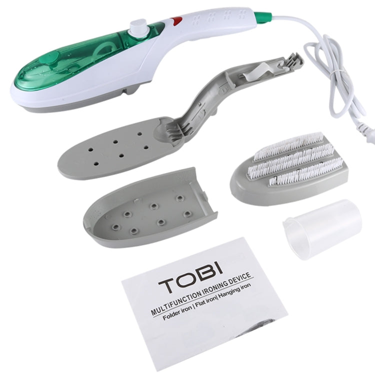 Handheld Garment Steamer Brush Portable Clothes Steam Iron, EU Plug 230V(Green) - Home & Garden by buy2fix | Online Shopping UK | buy2fix