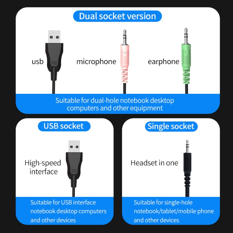 PANTSAN PSH-400 USB Computer Head-Mounted Luminous RGB Wired Headset, Specification:3.5mm Pink+Cat Ear by PANTSAN