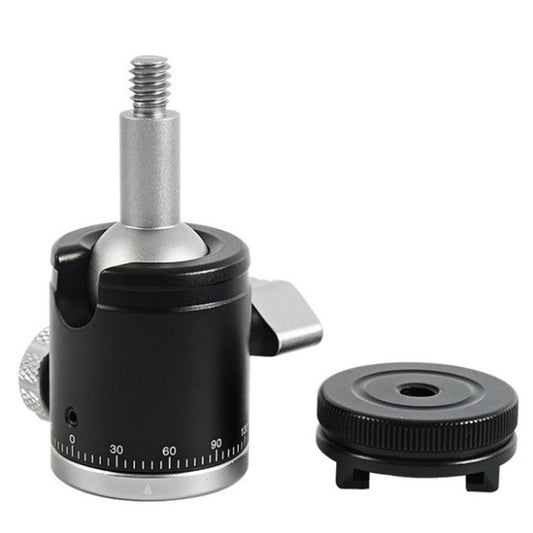 BEXIN K-19 Multifunctional Aluminum Alloy Cold Shoe Ball Head Tripod Mount by BEXIN