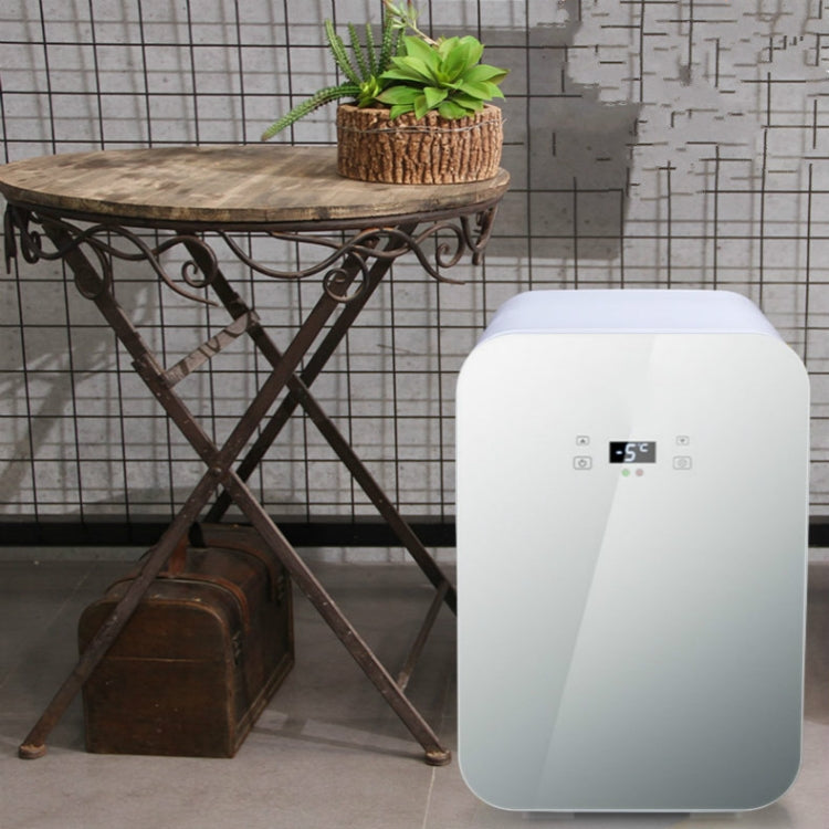 Somate SMT-8L Digital Display Car Home Dual-use Mini Refrigerator, Color:Blue, Specification:CN Plug by buy2fix