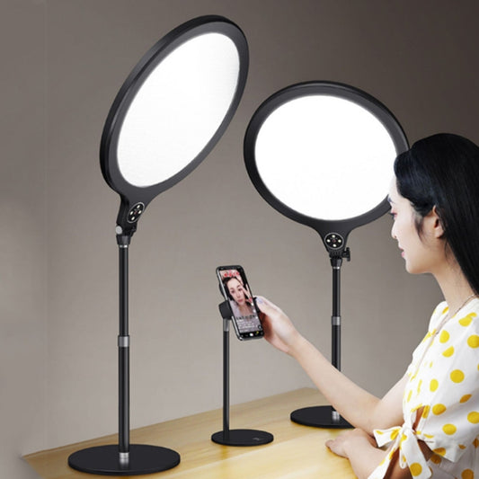 10 inch 26cm Live Broadcast Photography Desktop Beauty Fill Light Bracket, Style:Medium Version+Cooling Bracket(Black) - Selfie Light by buy2fix | Online Shopping UK | buy2fix