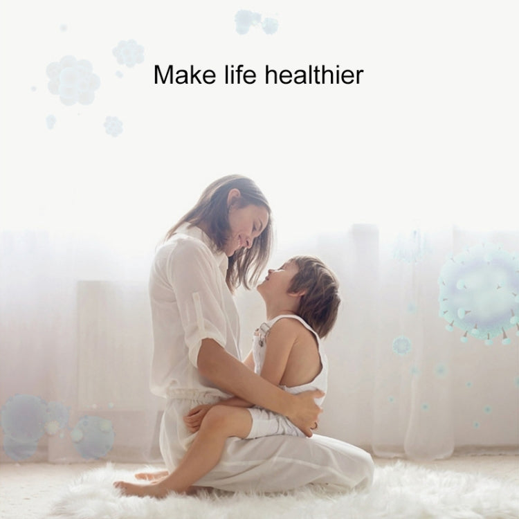 Mini Anion Air Purifier Smoke PM2.5 Remove Toilet Kitchen Air Purifier, Plug Type:US Plug(Pink) by buy2fix