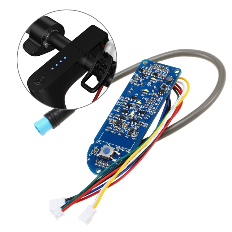 Electric Scooter Dashboard Battery Indicator Switch Panel Controller for Xiaomi Mijia M365 Electric Scooter - Accessories & Parts by buy2fix | Online Shopping UK | buy2fix