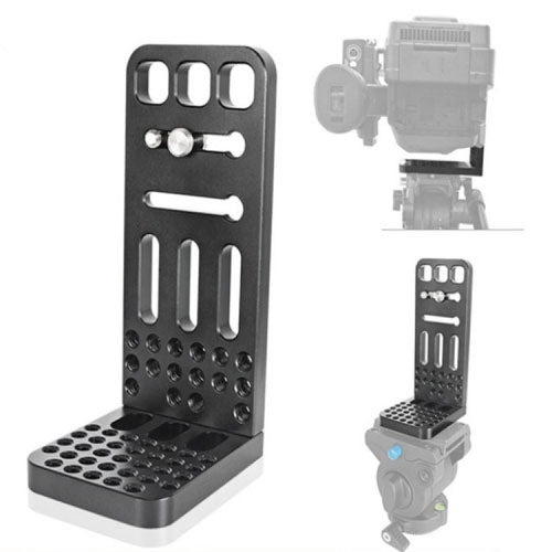 BEXIN L130A Vertical Shoot Quick Release L Plate Bracket 1/4 inch Screw Holes Base Holder - L-Bracket by BEXIN | Online Shopping UK | buy2fix
