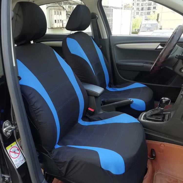 9 PCS Four Seasons Universal Seat Cover Cushion Car Fur Seat Covers Set Universal Cushion(Blue) by buy2fix