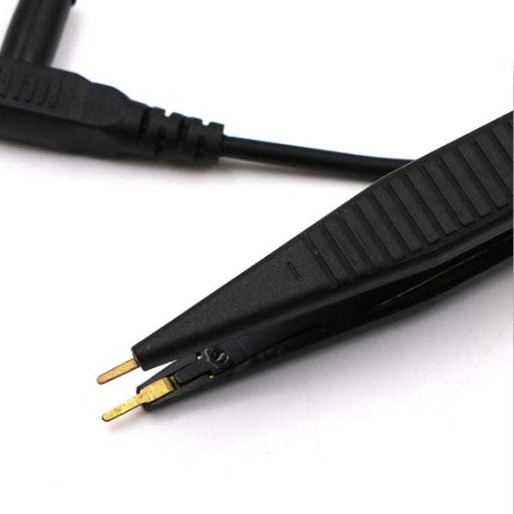 Chip Test Leads Component LCR Testing Tool Multimeter Tester Meter Pen Test Probe Lead Tweezers - Current & Voltage Tester by buy2fix | Online Shopping UK | buy2fix