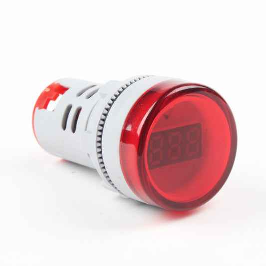 AD16-22DSV  Mini Digital Display 60-500V General Indicator AC Voltmeter, Open Hole: 22mm(Red) - Current & Voltage Tester by buy2fix | Online Shopping UK | buy2fix