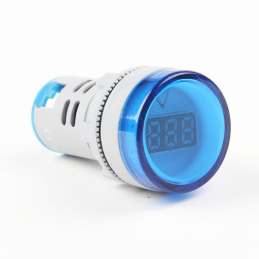 AD16-22DSV  Mini Digital Display 60-500V General Indicator AC Voltmeter, Open Hole: 22mm(Blue) - Current & Voltage Tester by buy2fix | Online Shopping UK | buy2fix