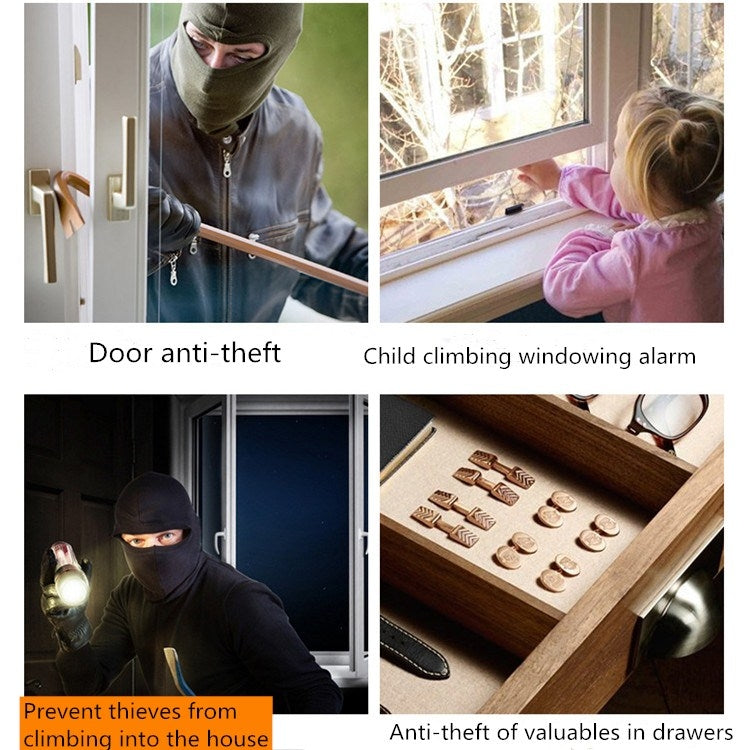 MC-02 Household Door And Window Anti-theft Alarm Remote Control Wireless Door Magnetic Alarm by buy2fix