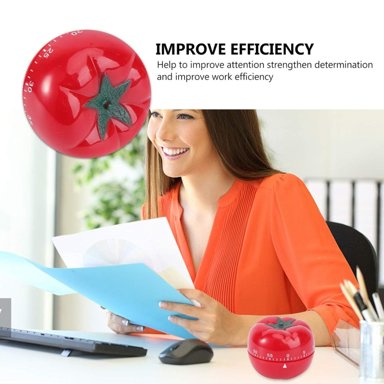 Creative Cute Tomato Shape Kitchen Mechanical Timer Alarm Reminder - Digital Countdown by buy2fix | Online Shopping UK | buy2fix