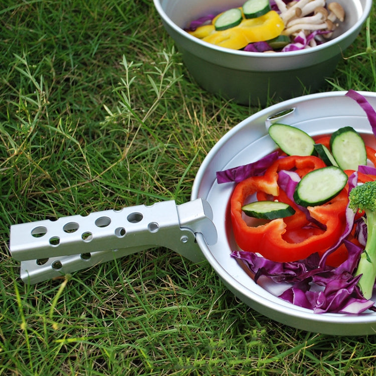 Outdoor Picnic Barbecue Aluminum Alloy Anti-scalding Pot Tongs(With Hole) - Cookwares & Tablewares by buy2fix | Online Shopping UK | buy2fix