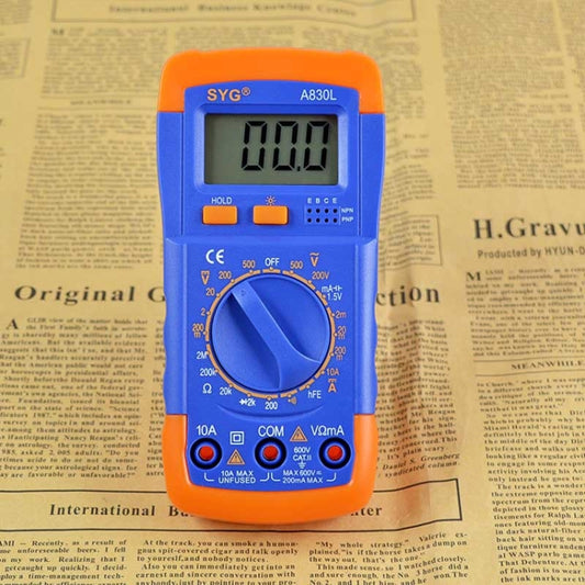 A830L Protection Luminous Multi-purpose Capacitance Meter Digital Multimeter - Digital Multimeter by buy2fix | Online Shopping UK | buy2fix