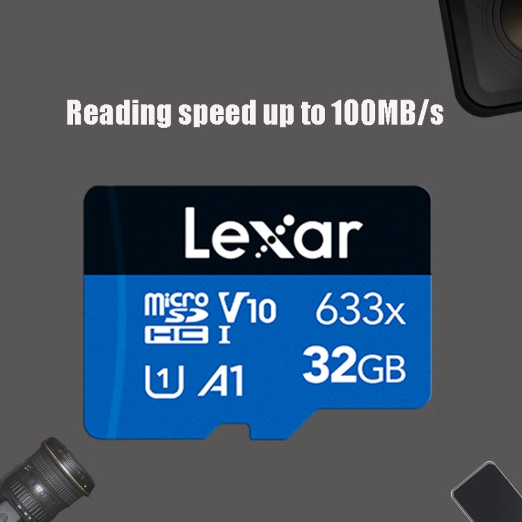 Lexar 633x 32GB High-speed Mobile Phone Memory TF Card Driving Recorder Memory Card - Micro SD Card by Lexar | Online Shopping UK | buy2fix
