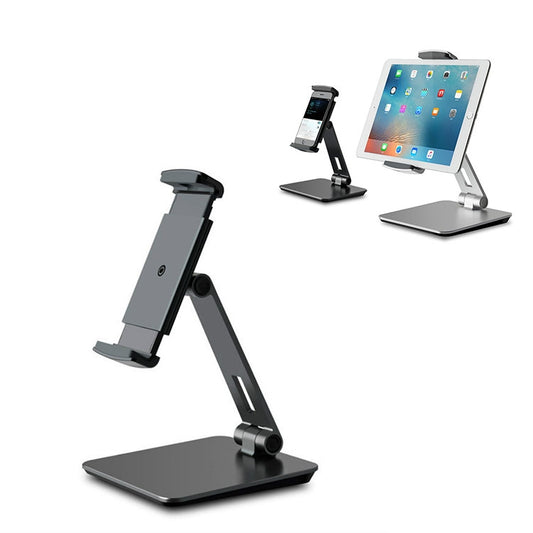 AP-7X Universal Aluminum Stand Desk Mount Holder for 4.7-9.7 inch Phone & Tablet PC(Silver Gray) by buy2fix