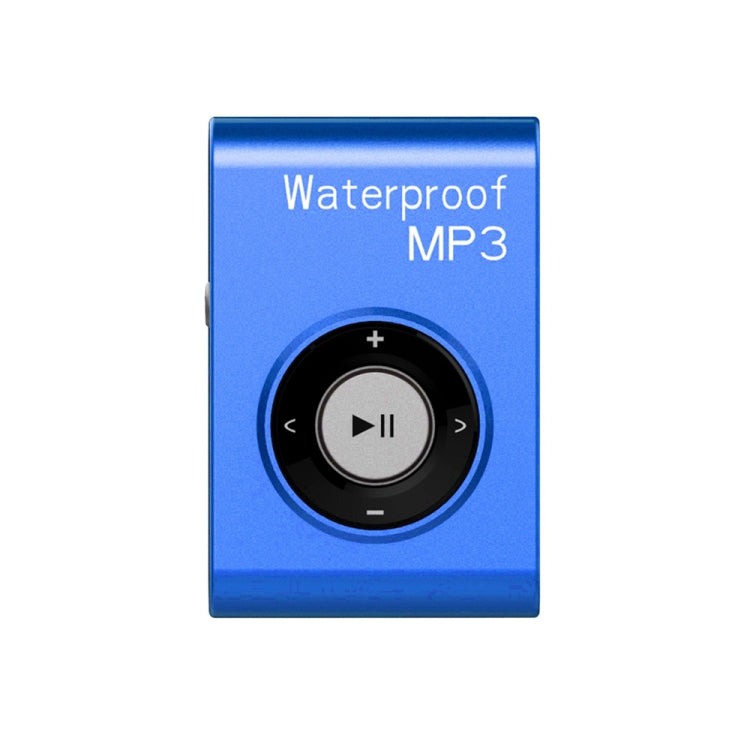 C26 IPX8 Waterproof Swimming Diving Sports MP3 Music Player with Clip & Earphone, Support FM, Memory:4GB(Blue) - MP3 Player by buy2fix | Online Shopping UK | buy2fix