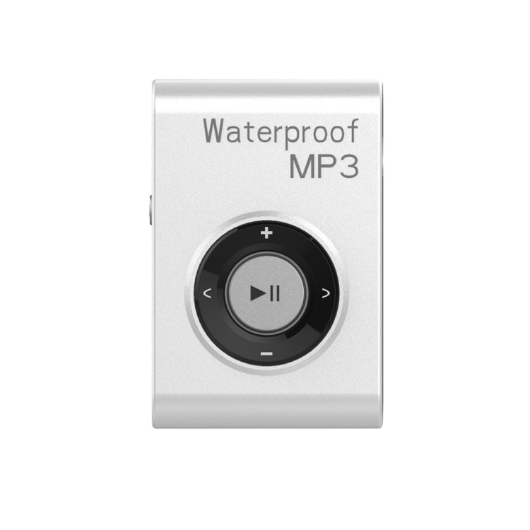 C26 IPX8 Waterproof Swimming Diving Sports MP3 Music Player with Clip & Earphone, Support FM, Memory:8GB(White) - MP3 Player by buy2fix | Online Shopping UK | buy2fix