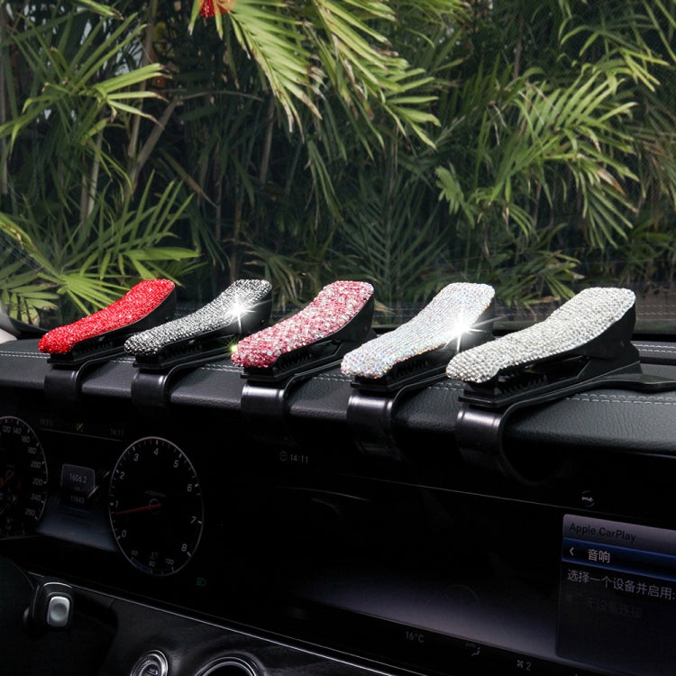 Diamond Car Phone Holder 360 Degree Rotating Creative Car Dashboard Mobile Holders(Pink Color Mixing) by buy2fix