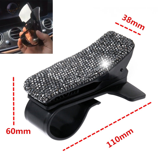 Diamond Car Phone Holder 360 Degree Rotating Creative Car Dashboard Mobile Holders(Bright Black) by buy2fix