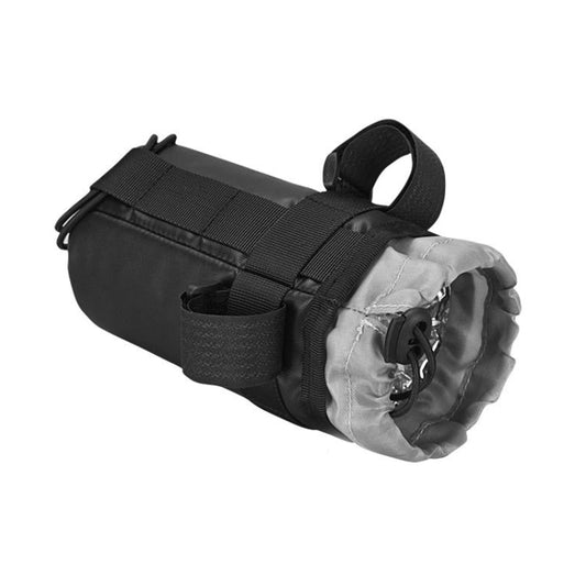 SAHOO 0.5L Bicycle Thermal Insulation Polyester Water Bottle Chartered Front Bag(Black) by SAHOO