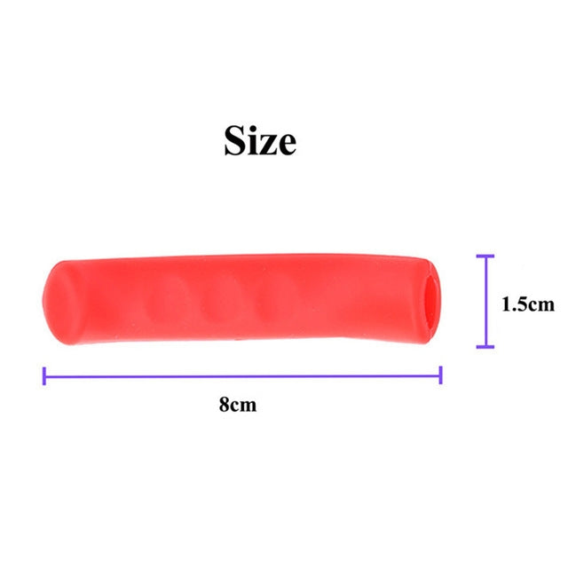 2 PCS For Xiaomi Mijia M365 Electric Scooter Handbrake Non-Slip Silicone Cover(Pink) - Accessories & Parts by buy2fix | Online Shopping UK | buy2fix