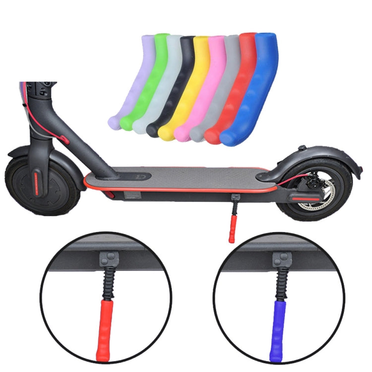 2 PCS For Xiaomi Mijia M365 Electric Scooter Handbrake Non-Slip Silicone Cover(Pink) - Accessories & Parts by buy2fix | Online Shopping UK | buy2fix
