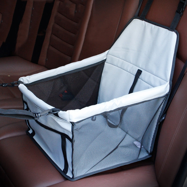 In Car Double-Layer Mesh Thickening Waterproof Pet Bag(Blue) by buy2fix