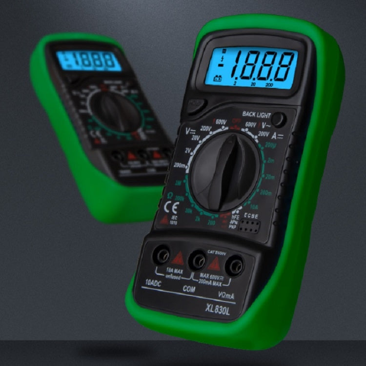 XL830L Portable Handheld Digital Multimeter Current and Voltage Test Meter - Current & Voltage Tester by buy2fix | Online Shopping UK | buy2fix