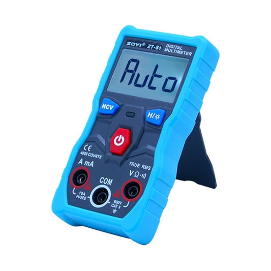 ZOYI ZT-S1 Intelligent Digital Multimeter Automatic Capacitance Ammeter(Blue Standard) - Digital Multimeter by buy2fix | Online Shopping UK | buy2fix